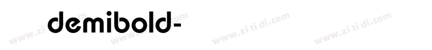 兰亭黑 简 demibold字体转换